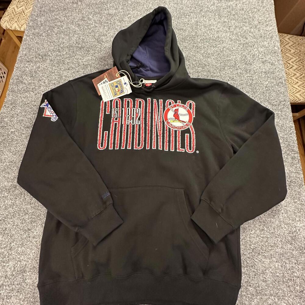 Mitchell & Ness St. Louis Cardinals Hoodie Sweatshirt‎ #217